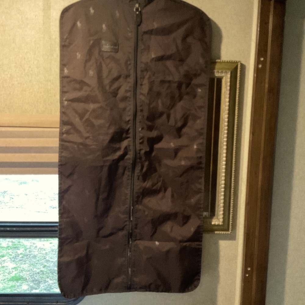 Ralph Lauren polo garment bag with two shoe holders